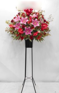 スタンド花 1段 ピンク