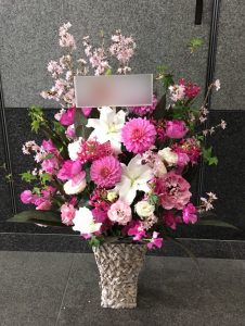 おまかせアレンジメント ピンク